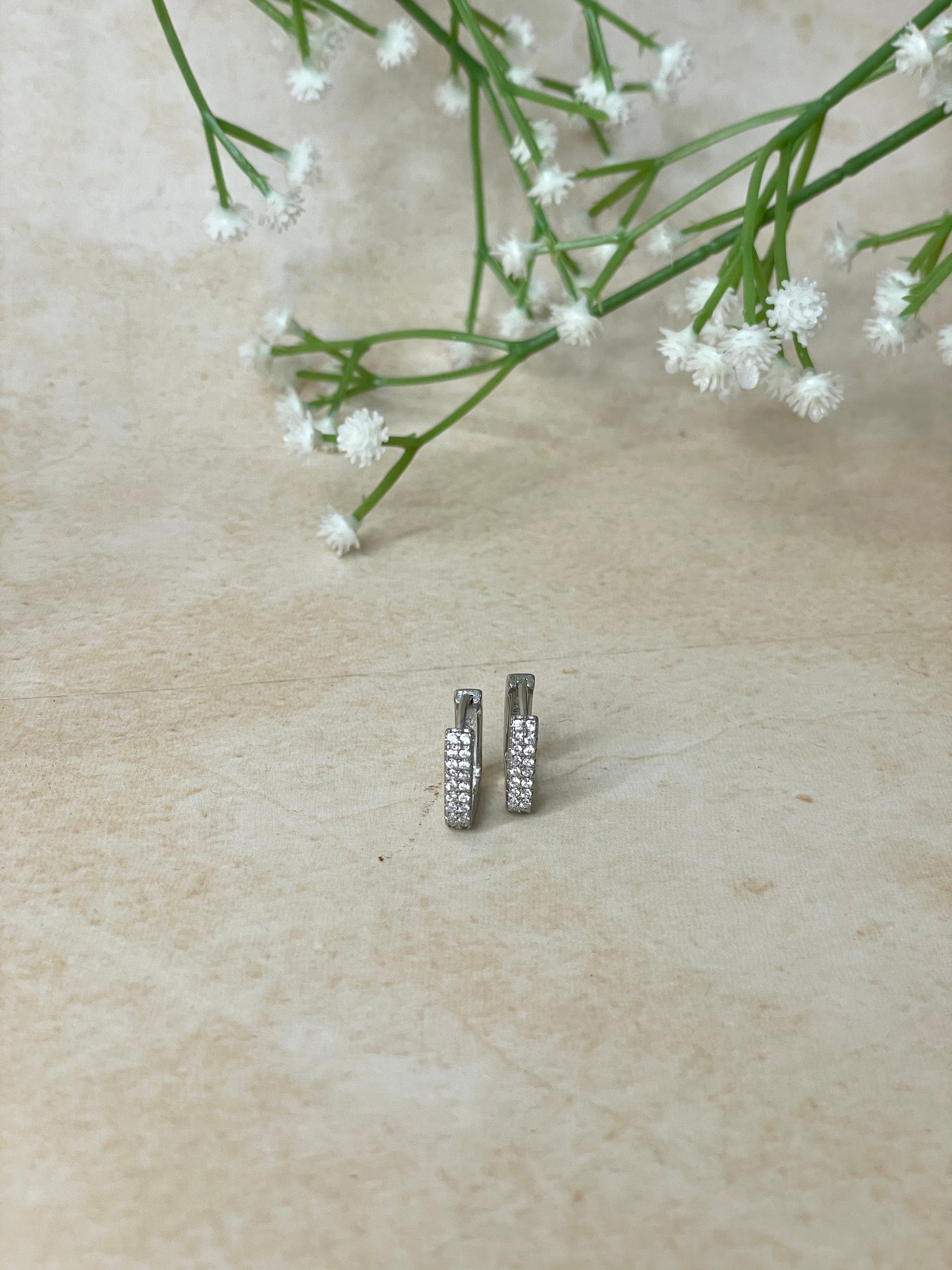 Statement hoops earring