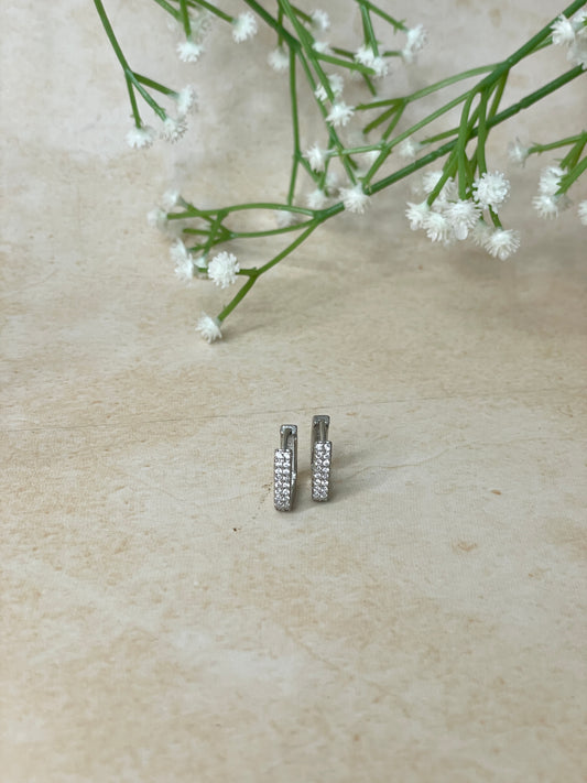 Statement hoops earring