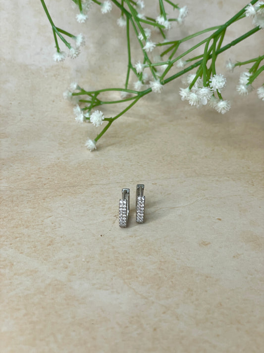 Statement hoops earring